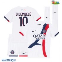 Paris Saint-Germain Ousmane Dembele #10 Bortedraktsett Barn 2025-26 Kortermet (+ Korte bukser)
